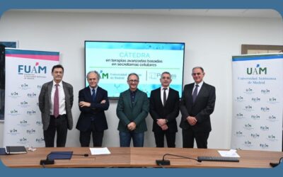 Peaches Biotech, the Universidad Autónoma of Madrid (UAM) and its Foundation create the first University Chair in Advanced Therapies